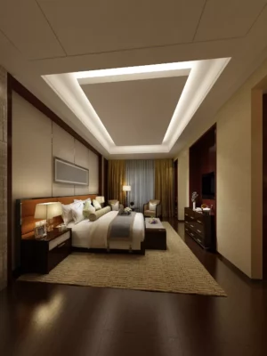 Modern Bedroom Scene