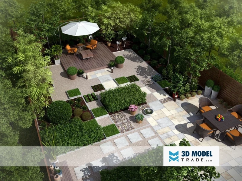 GARDEN SCENE-10 - Image 2