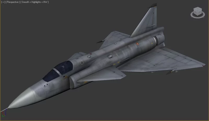 SAAB-37 VIGGEN+COCKPIT - Image 2