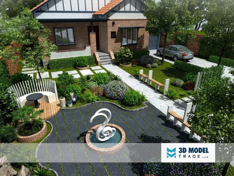 GARDEN SCENE-15 - Image 2