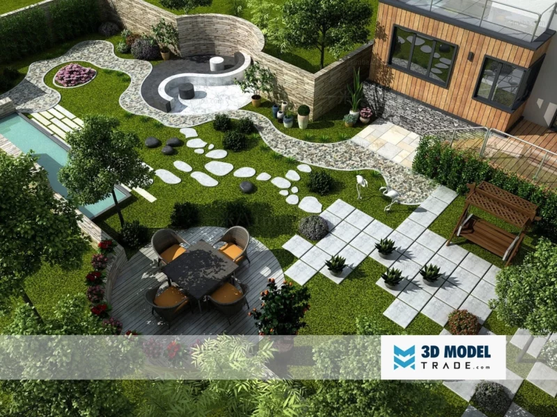 GARDEN SCENE-17 - Image 2