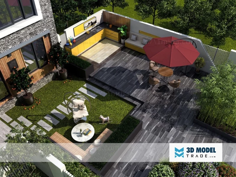 GARDEN SCENE-18 - Image 3