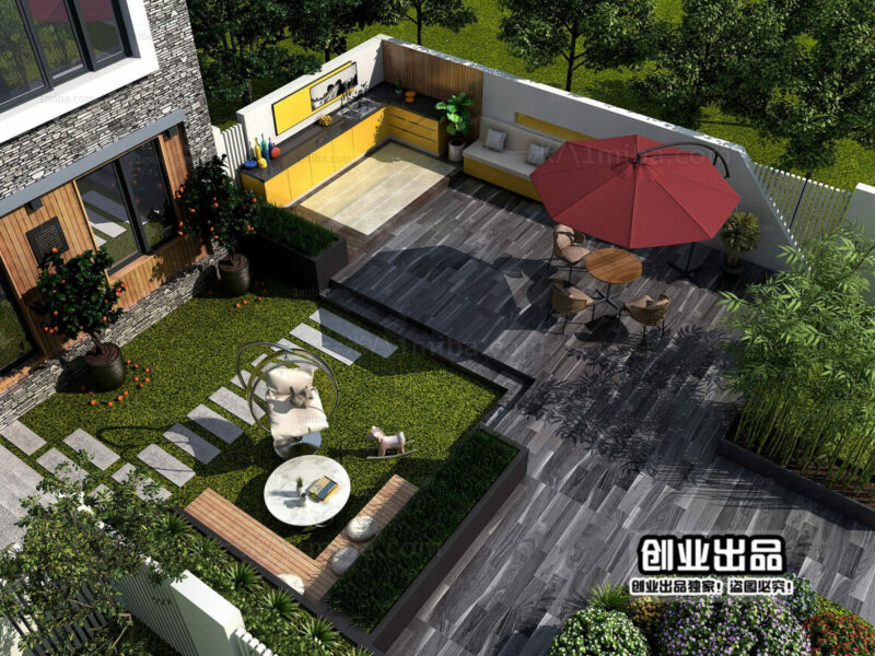 GARDEN SCENE-18 - Image 2