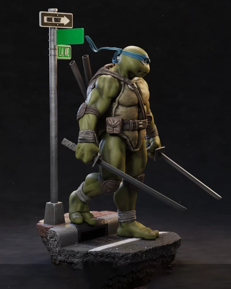 Leonardo 3D Model Figure - Ninja Turtles - Image 3