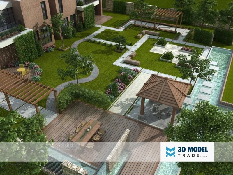 GARDEN SCENE-26 - Image 2