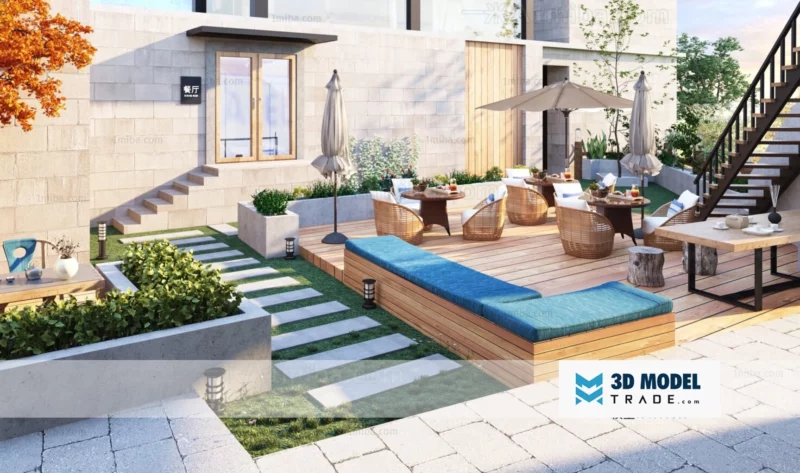 GARDEN SCENE-28 - Image 2