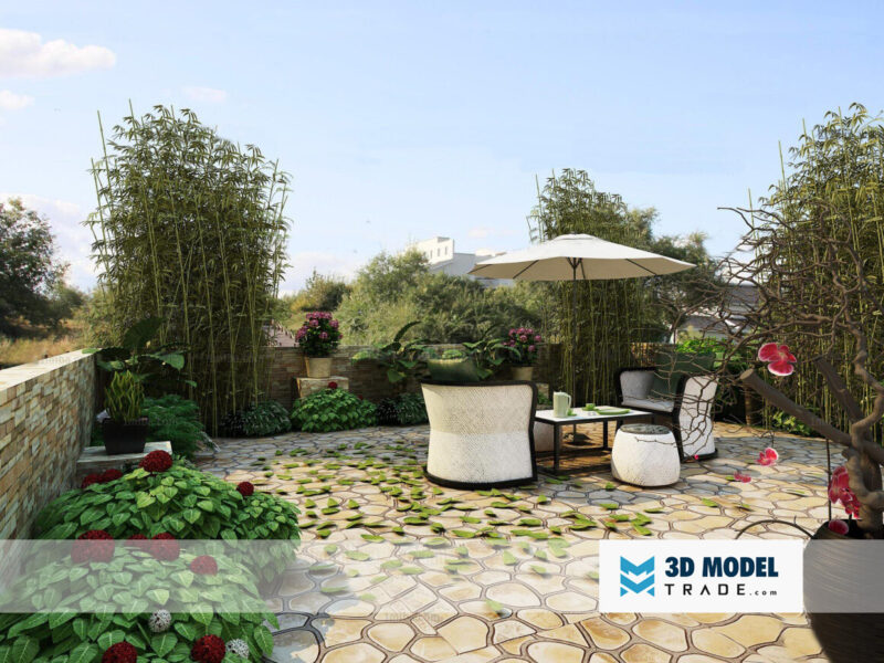 GARDEN SCENE-33 - Image 2