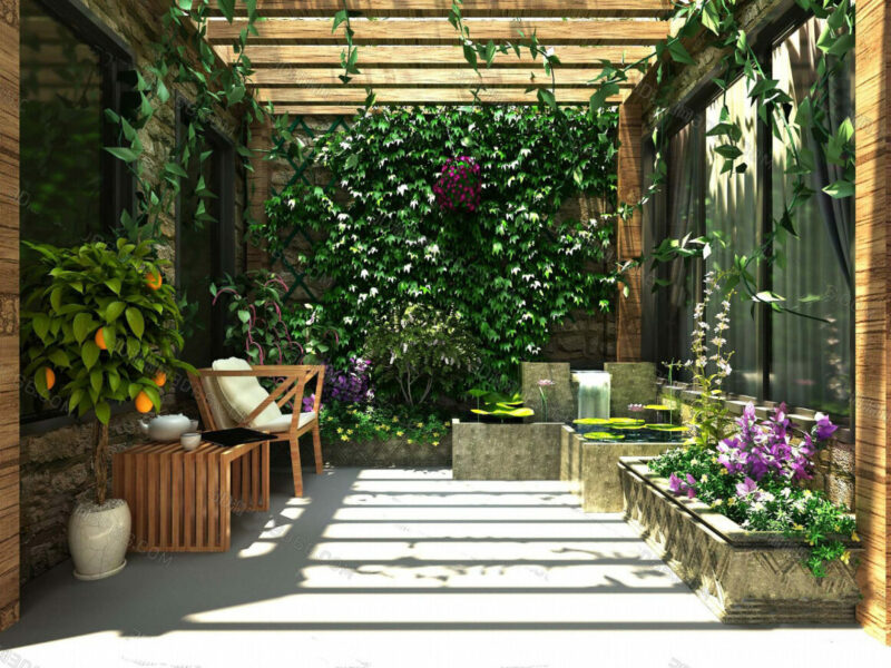 GARDEN SCENE-40 - Image 2