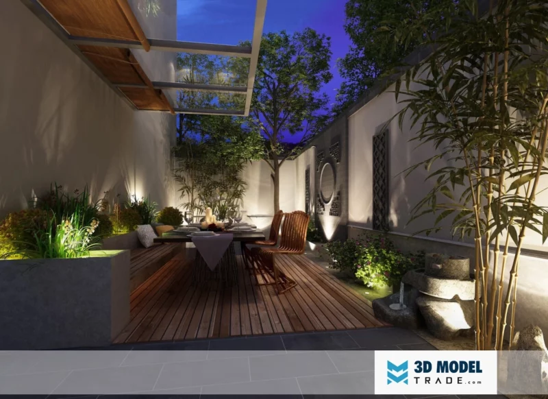 GARDEN SCENE-43 - Image 2