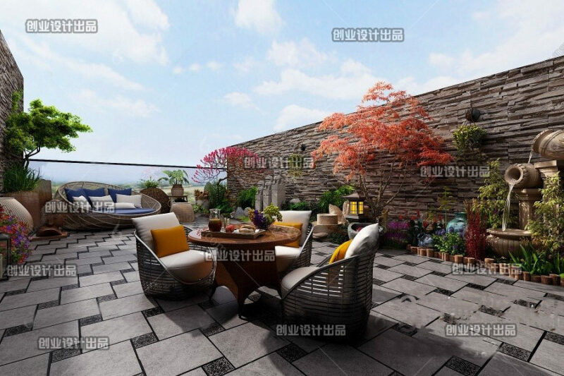 GARDEN SCENE-61 - Image 2