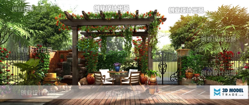 GARDEN SCENE-79 - Image 2