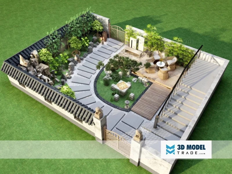 GARDEN SCENE-8 - Image 2