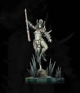 Iset Khensa Seeker of Fortune | Archvillain Games | Miniature