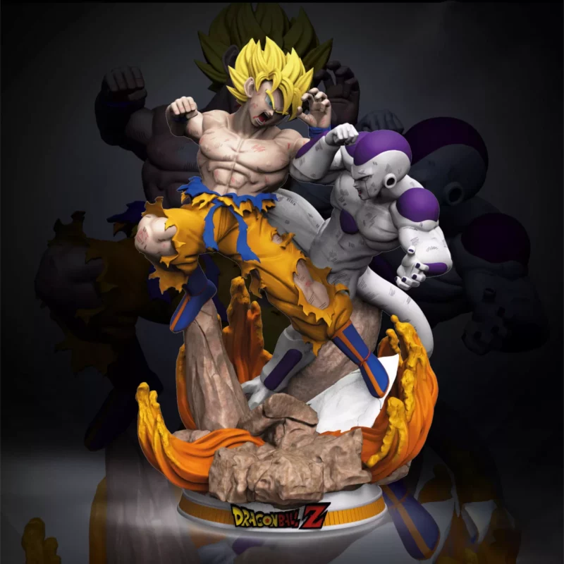 Goku vs Freezer Diorama 3d Models - Image 3
