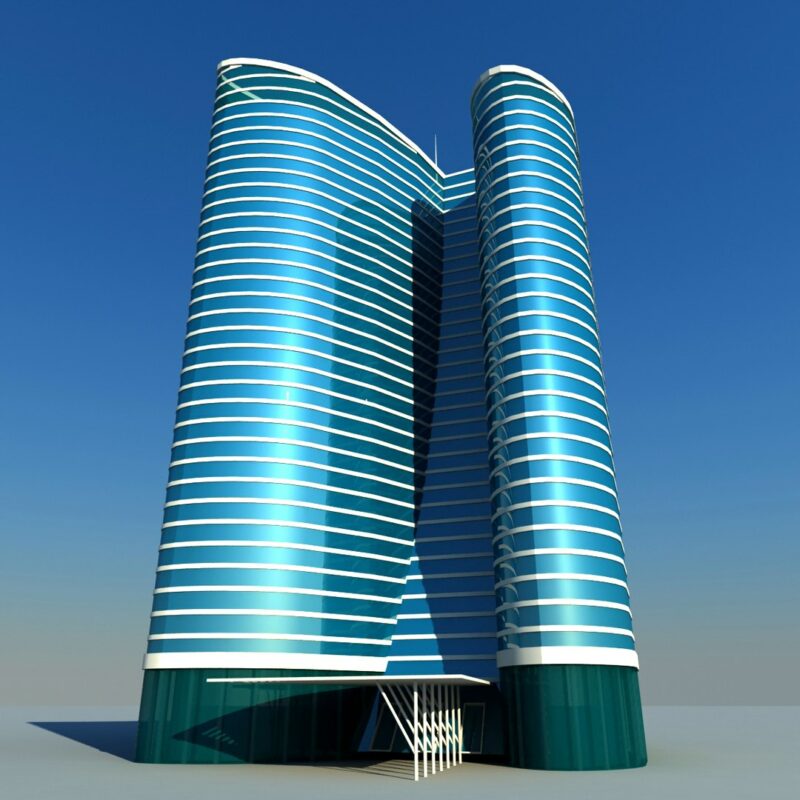 Abu Dhabi Buildings 3D models - Image 5