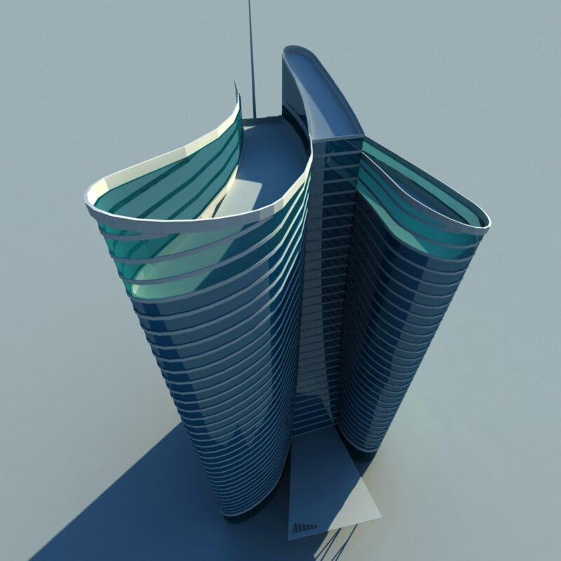 Abu Dhabi Buildings 3D models - Image 6