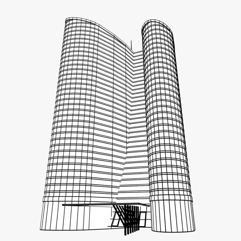 Abu Dhabi Buildings 3D models - Image 7