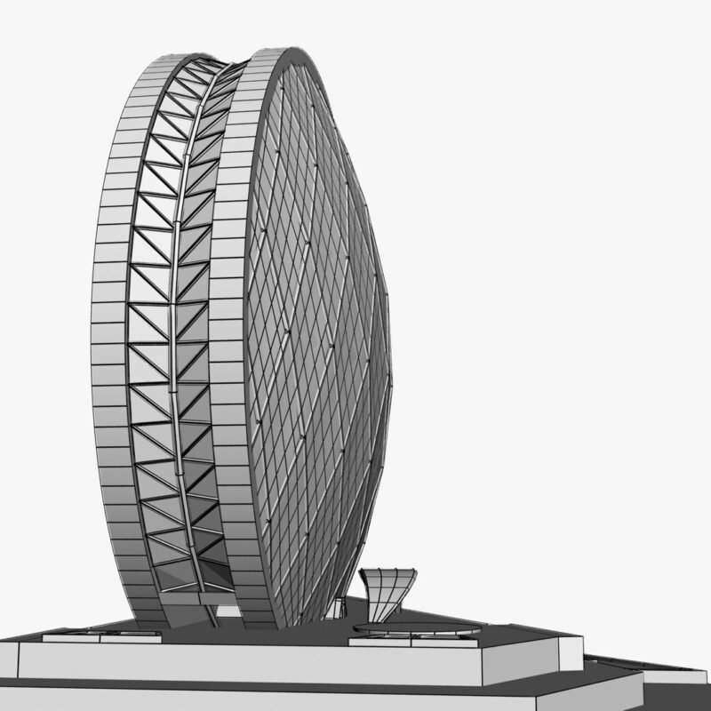 Abu Dhabi Buildings 3D models - Image 12