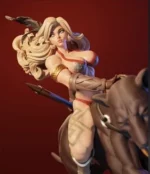 Amazon girl on tiger