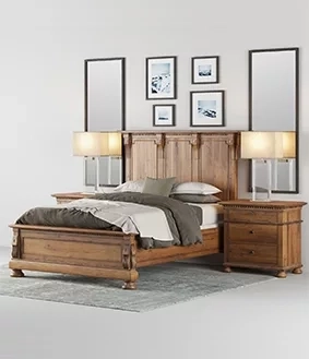 Restoration Hardware ST JAMES PANEL BED