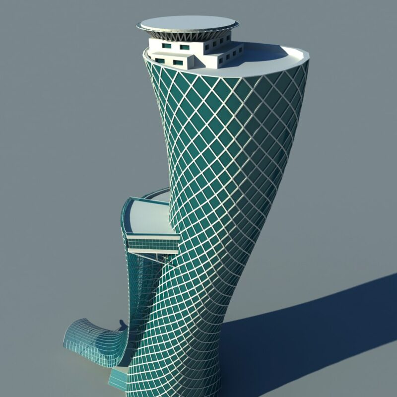 Abu Dhabi Buildings 3D models - Image 14