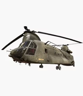 Chinook Helicopter Model