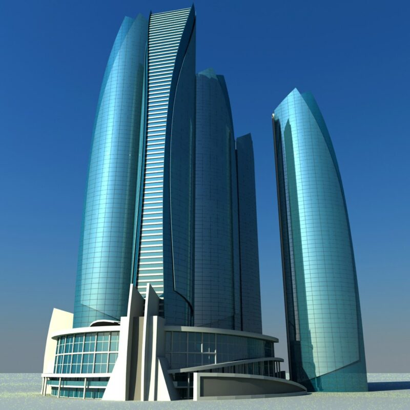Abu Dhabi Buildings 3D models - Image 17