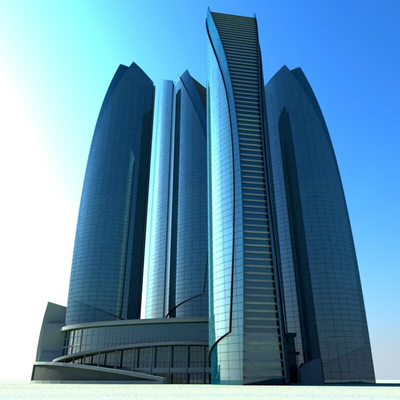 Abu Dhabi Buildings 3D models - Image 18